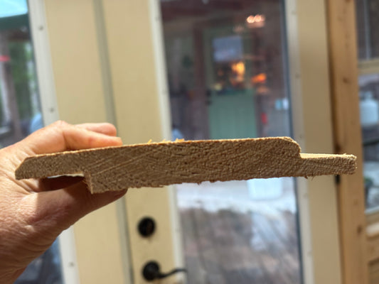 1x6 Cypress Channel Rustic - Cabin Grade 1" overlap